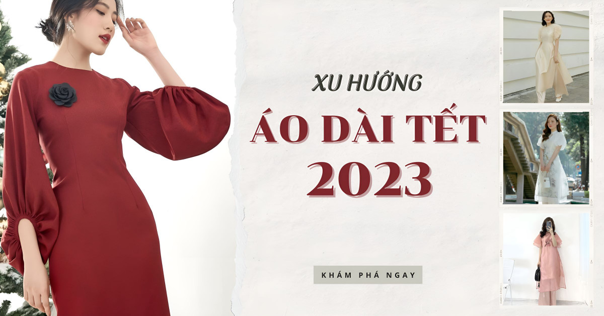 TOP 11 kiểu áo dài tay phồng cách tân đẹp mặc tết 2023